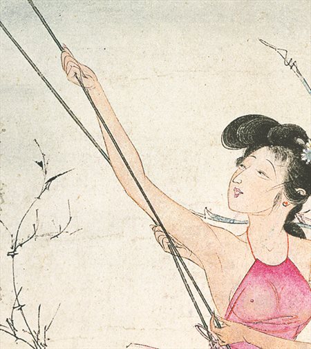 新干-胡也佛的仕女画和最知名的金瓶梅秘戏图